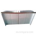 Perfil de extrusión de aluminio de disipador de calor extruido de tamaño grande